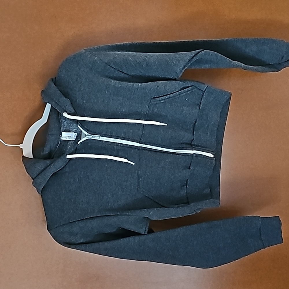 NWOT American Apparel Cropped Gray Jacket